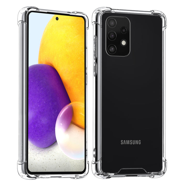 Samsung Galaxy A72 TPU Backcover - Transparant - Antishock-Hoesjes-Ilumina Benelux