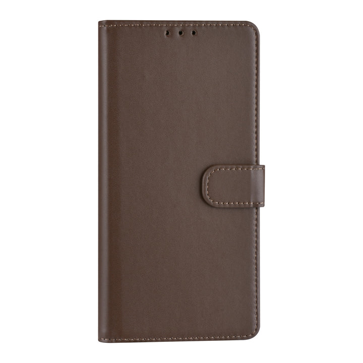 Samsung Galaxy A73 5G Book Case hoesje - Pasjeshouder voor 3 pasjes - Magneetsluiting - Bruin-Hoesjes-Ilumina Benelux