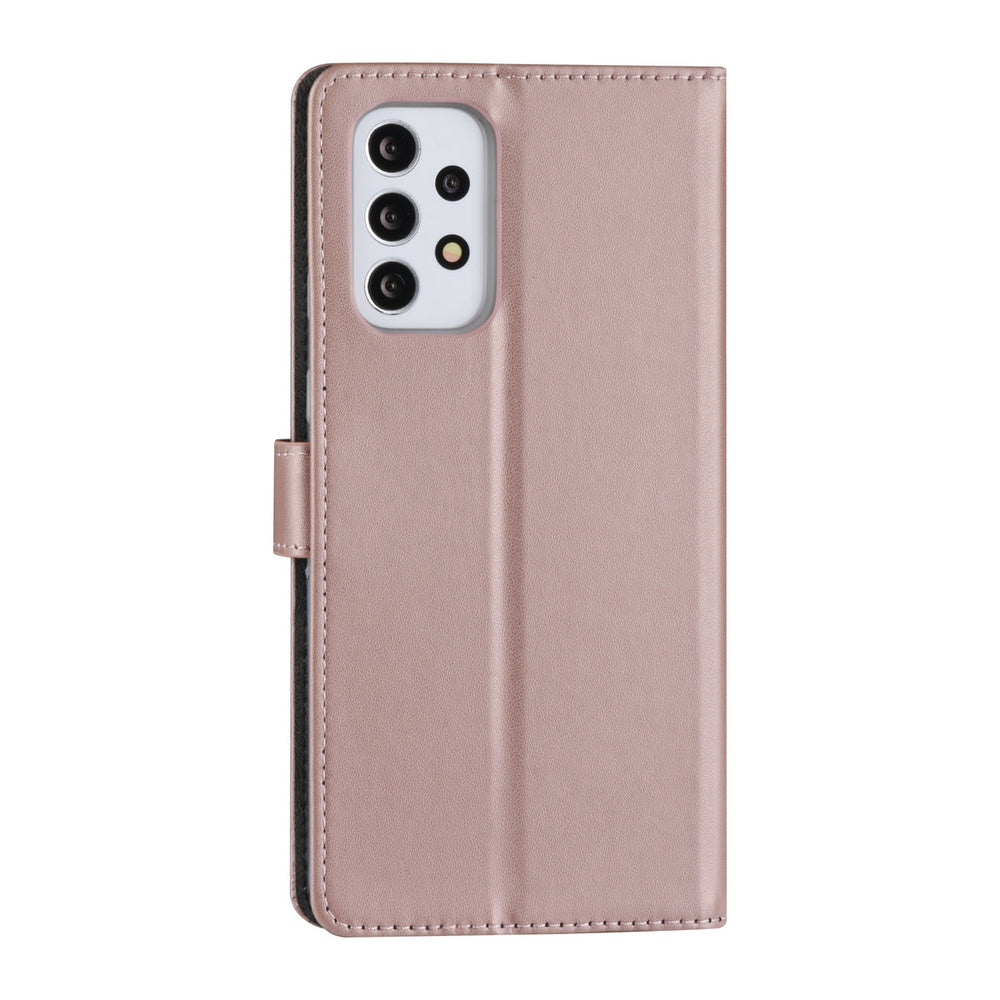 Samsung Galaxy A73 5G Book Case hoesje - Pasjeshouder voor 3 pasjes - Magneetsluiting - Rose Gold-Hoesjes-Ilumina Benelux