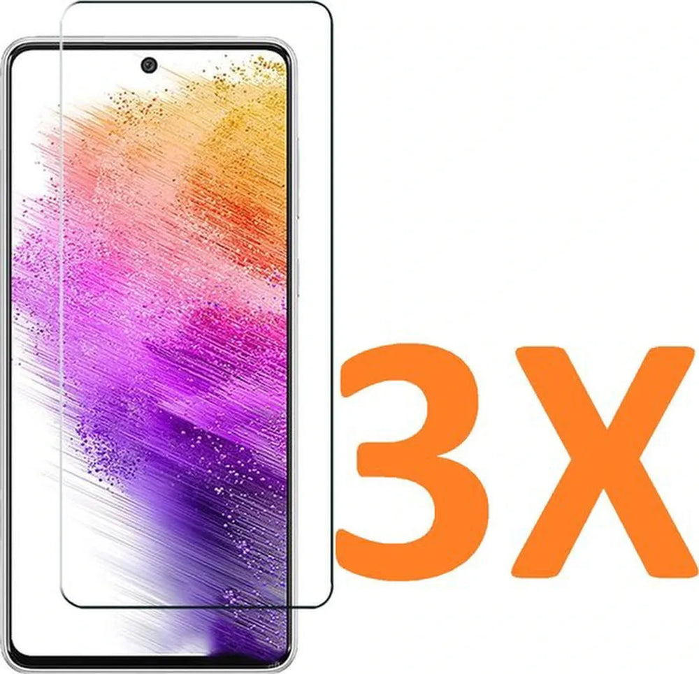 Samsung Galaxy A73 5G Screenprotector Gehard 9H – Anti-kras – 3-Pack-Ilumina Benelux
