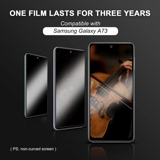 Samsung Galaxy A73 5G Screenprotector Gehard 9H – Privacy Screenprotector – 2-Pack-Ilumina Benelux