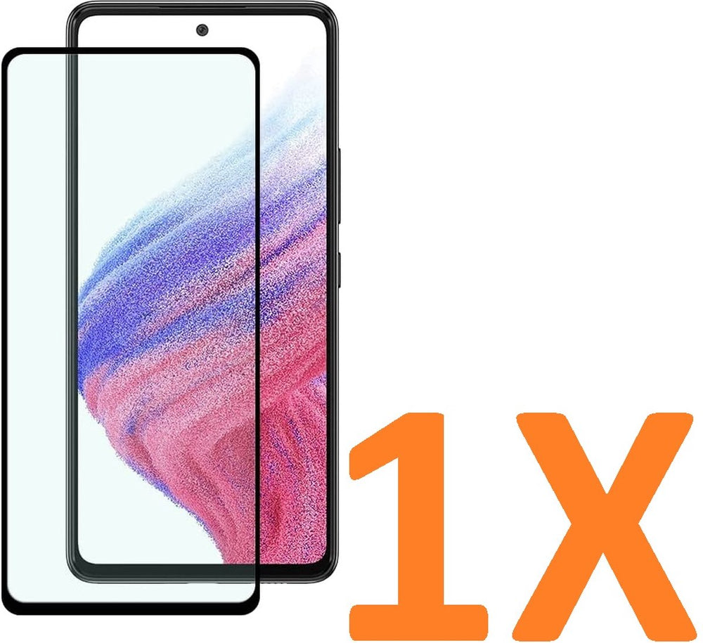 Samsung Galaxy A73 5G Screenprotector Gehard 9H Screenprotector Full Cover – 1-Pack-Ilumina Benelux