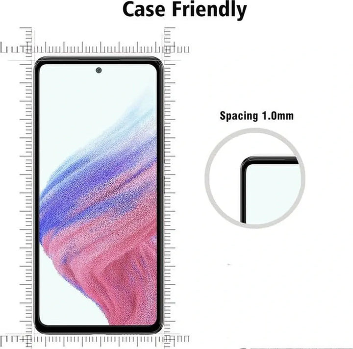Samsung Galaxy A73 5G Screenprotector Gehard 9H Screenprotector Full Cover – 2-Pack-Ilumina Benelux
