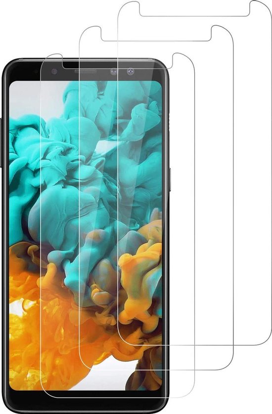 Samsung Galaxy A8 2018 Screenprotector Gehard 9H – Anti-kras – 3-Pack-Ilumina Benelux