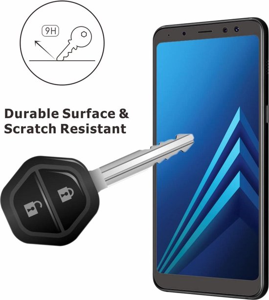 Samsung Galaxy A8 Plus 2018 Screenprotector Full Cover Screenprotector Gehard 9H – 1-Pack-Ilumina Benelux
