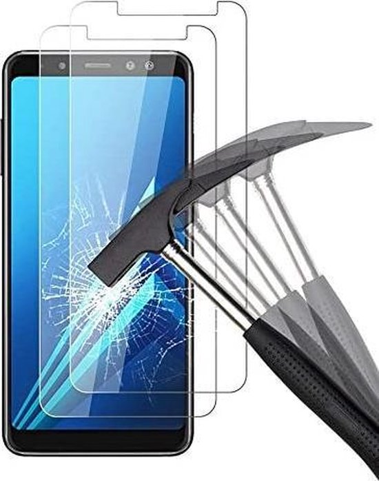 Samsung Galaxy A8 Plus 2018 Screenprotector Gehard 9H – Anti-kras – 2-Pack-Ilumina Benelux