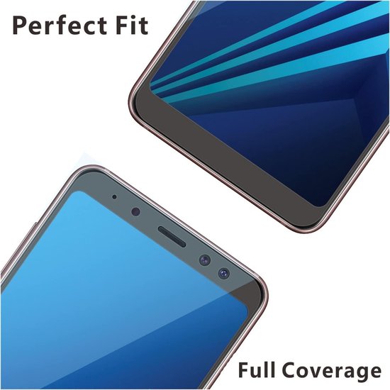 Samsung Galaxy A8 Plus 2018 Screenprotector Gehard 9H Screenprotector Full Cover – 3-Pack-Ilumina Benelux