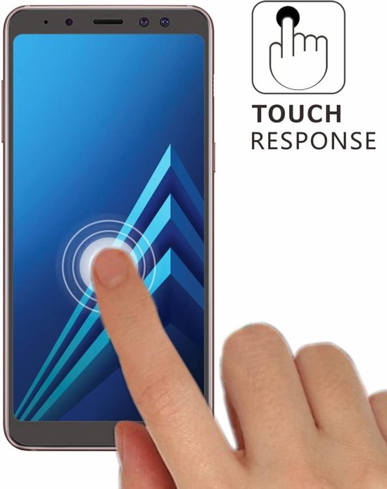 Samsung Galaxy A8 Plus 2018 Screenprotector Gehard 9H Screenprotector Full Cover – 3-Pack-Ilumina Benelux
