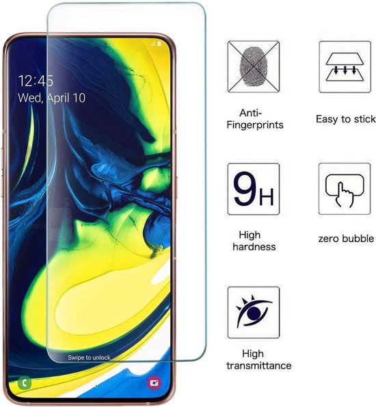 Samsung Galaxy A80 / A90 Screenprotector Gehard 9H – Anti-kras – 1-Pack-Ilumina Benelux