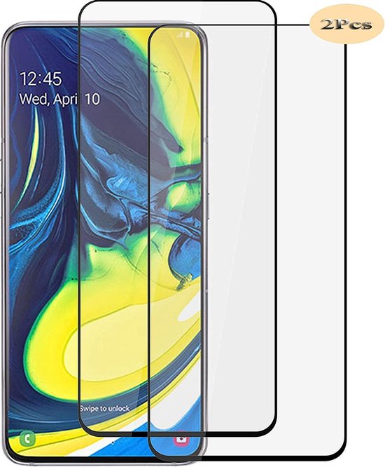 Samsung Galaxy A80/A90 Screenprotector Full Cover Screenprotector Gehard 9H – 2-Pack-Ilumina Benelux