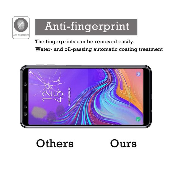 Samsung Galaxy A9 (2018) Screenprotector Full Cover Screenprotector Gehard 9H – Anti-kras-Ilumina Benelux