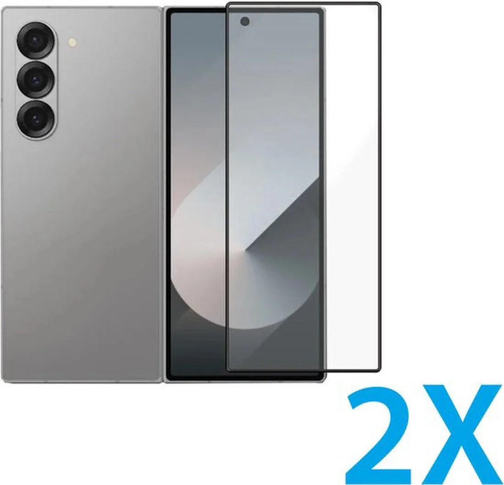 Samsung Galaxy Fold 6 Screenprotector Full Cover Screenprotector Gehard 9H – 2-Pack-Ilumina Benelux