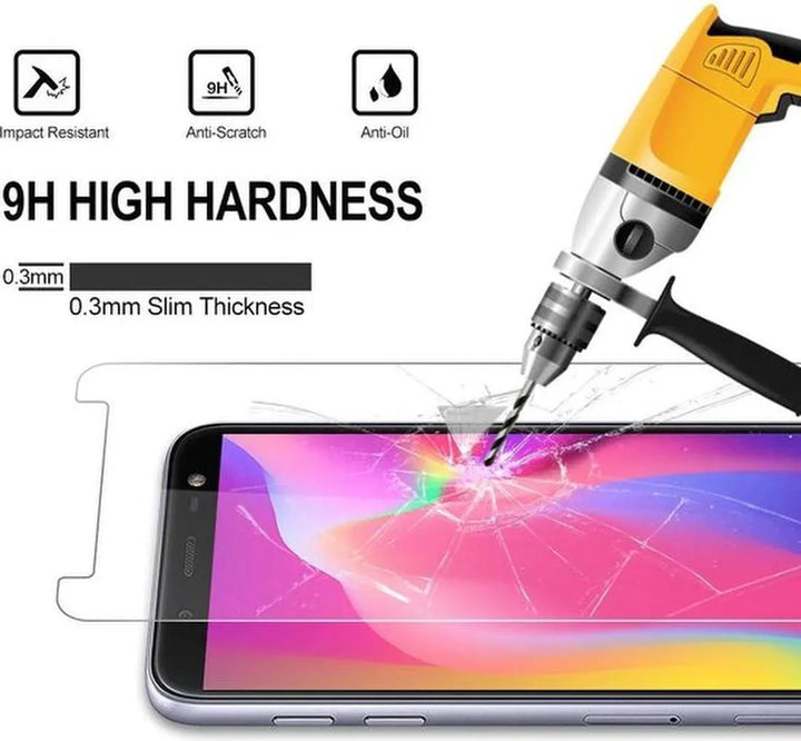 Samsung Galaxy J4 Plus 2018 Screenprotector Gehard 9H – Anti-kras – 2-Pack-Ilumina Benelux