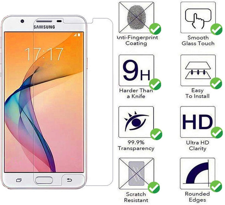 Samsung Galaxy J5 2017 Screenprotector Gehard 9H – Anti-kras – Tempered Glas – 1-Pack-Ilumina Benelux