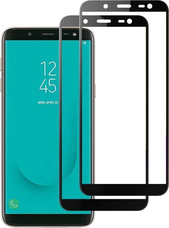 Samsung Galaxy J6 2018 Screenprotector Full Cover Screenprotector Gehard 9H – 2-Pack-Ilumina Benelux