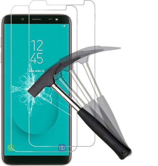 Samsung Galaxy J6 Plus 2018 Screenprotector Gehard 9H – Anti-kras – 2-Pack-Ilumina Benelux
