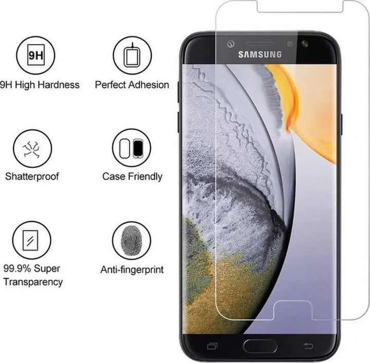 Samsung Galaxy J7 2017 Screenprotector Gehard 9H – Anti-kras – 2-Pack-Ilumina Benelux