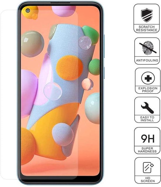 Samsung Galaxy M11 Screenprotector Gehard 9H – Anti-kras – 2-Pack-Ilumina Benelux