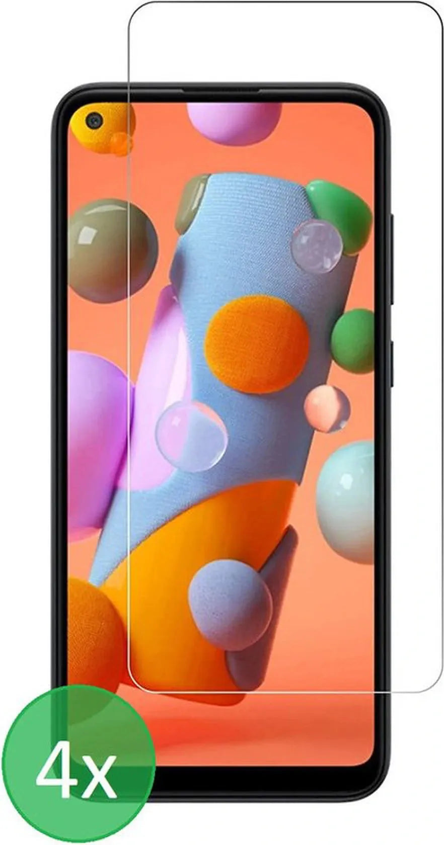 Samsung Galaxy M11 Screenprotector Gehard 9H – Anti-kras – 4-Pack-Ilumina Benelux