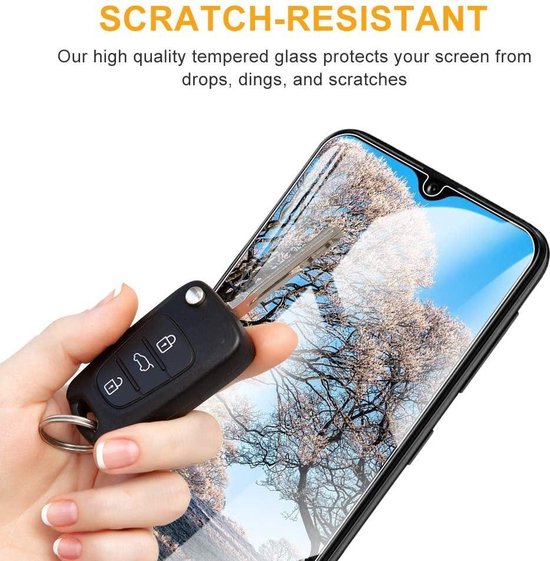 Samsung Galaxy M20 Screenprotector Gehard 9H – Anti-kras – 3-Pack-Ilumina Benelux