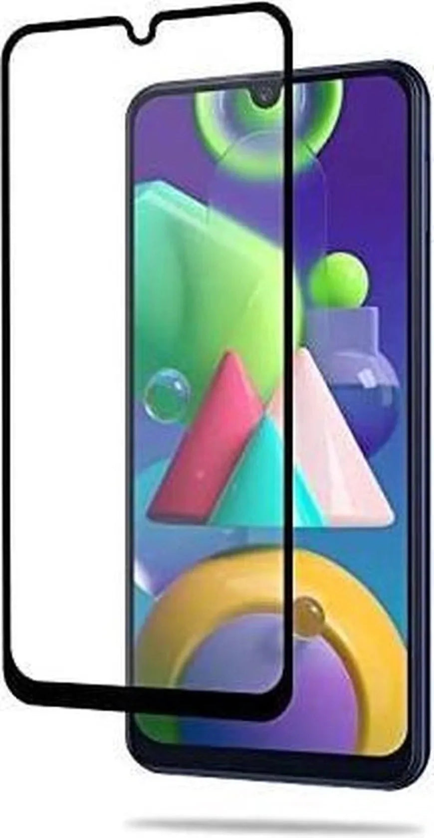 Samsung Galaxy M21 Screenprotector Full Cover Screenprotector Gehard 9H – Anti-kras-Ilumina Benelux