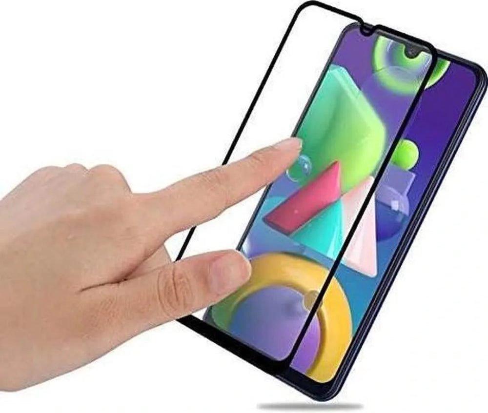 Samsung Galaxy M21 Screenprotector Full Cover Screenprotector Gehard 9H – Anti-kras-Ilumina Benelux