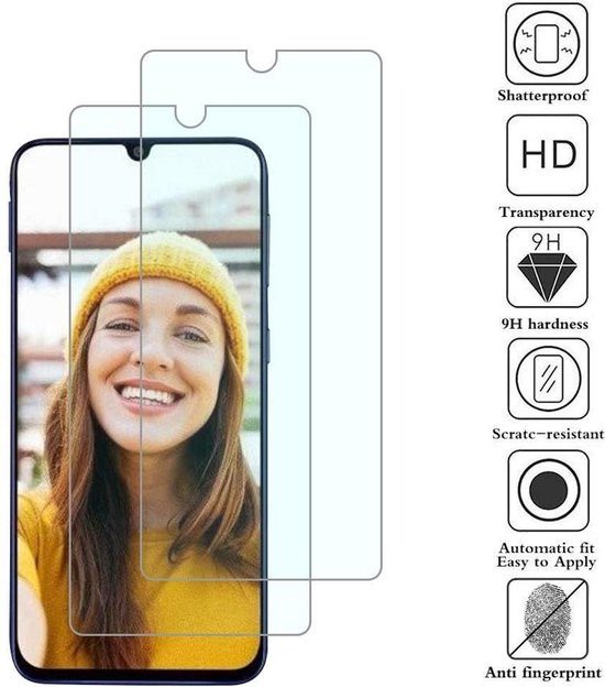 Samsung Galaxy M21 Screenprotector Gehard 9H – Anti-kras – 2-Pack-Ilumina Benelux