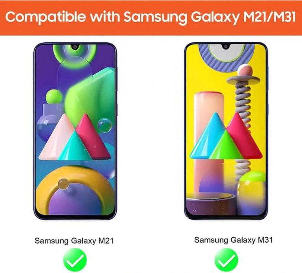 Samsung Galaxy M21 Screenprotector Gehard 9H – Anti-kras – 3-Pack-Ilumina Benelux
