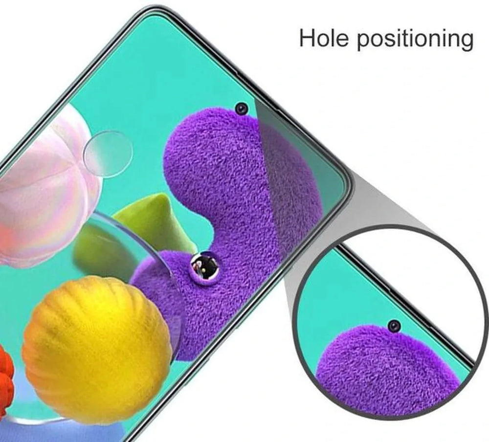 Samsung Galaxy M31S / A51 Screenprotector Gehard 9H – Anti-kras – 3-Pack-Ilumina Benelux