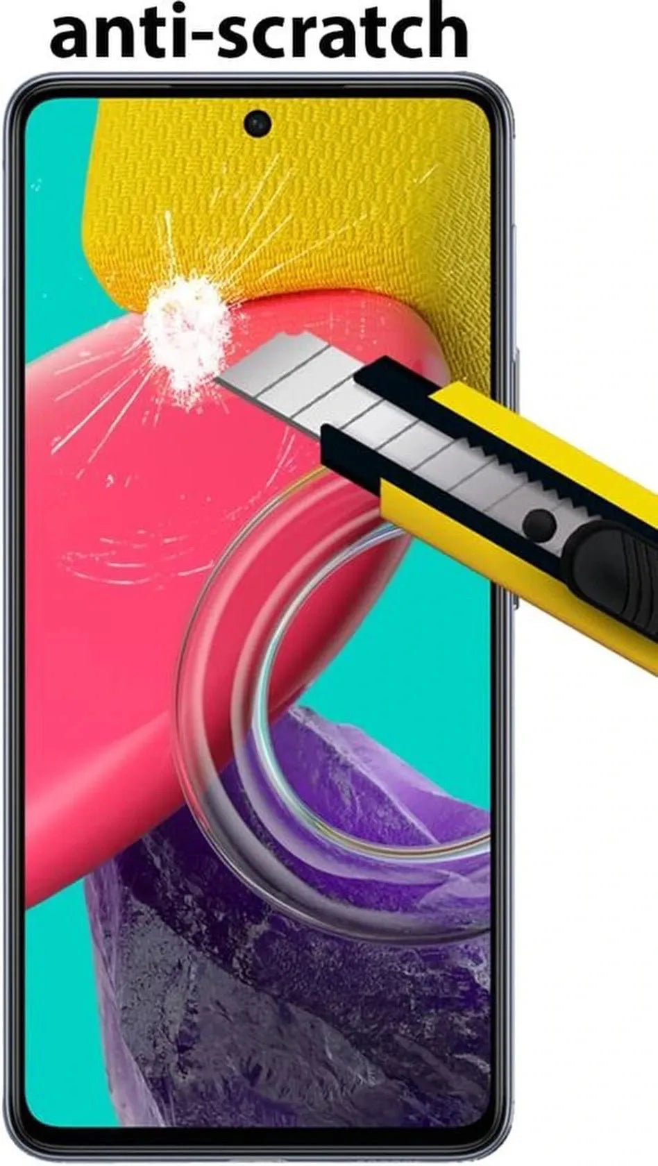 Samsung Galaxy M53 Screenprotector Gehard 9H – Anti-kras – 1-Pack-Ilumina Benelux