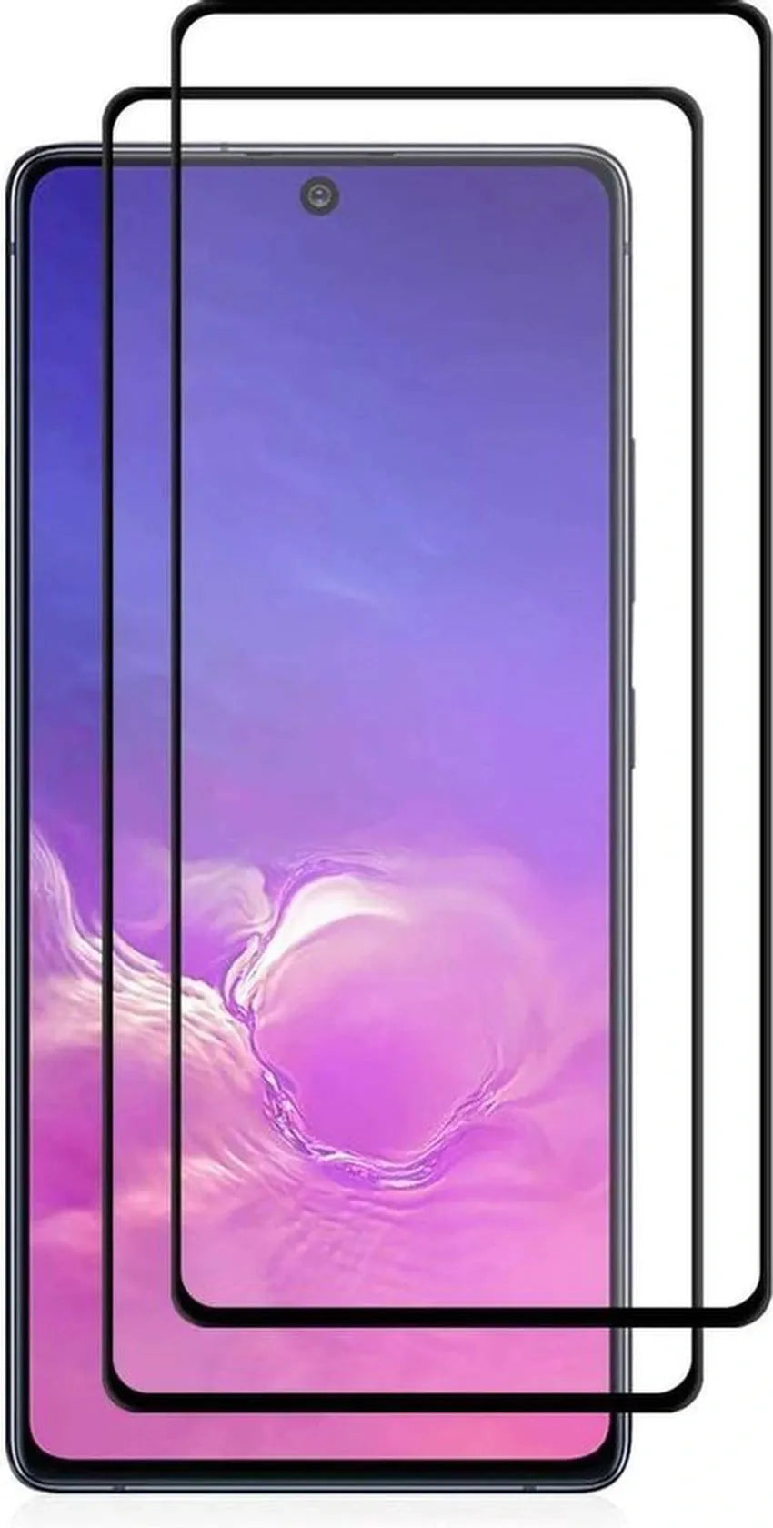 Samsung Galaxy Note 10 Lite Screenprotector Full Cover – 9H Gehard Glas – Anti Kras – Tempered Glas – 2-Pack-Ilumina Benelux