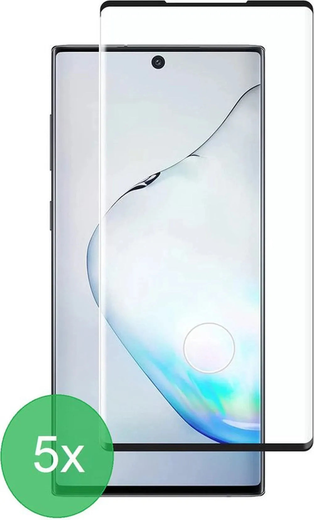 Samsung Galaxy Note 10 Screenprotector Full Cover – 9H Gehard Glas – 5-Pack-Ilumina Benelux