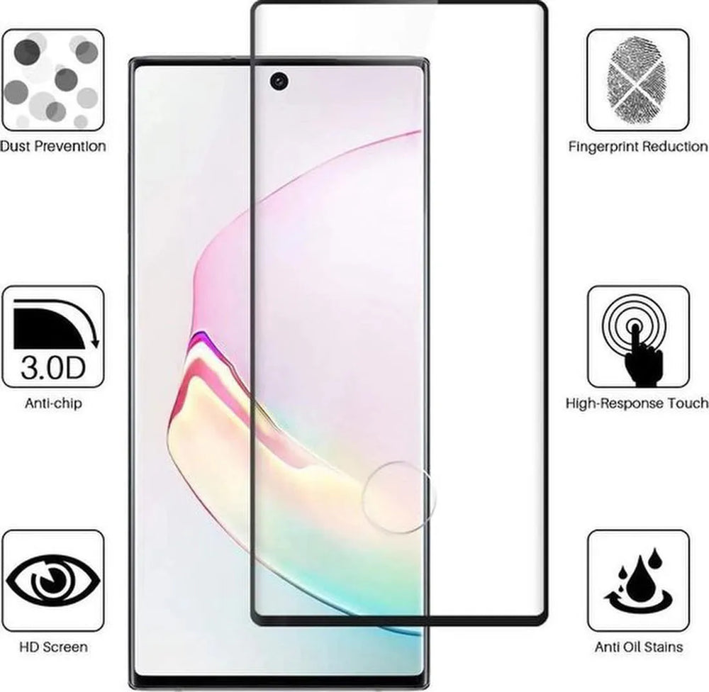 Samsung Galaxy Note 10 Screenprotector Gehard 9H – Anti-kras – 2-Pack-Ilumina Benelux