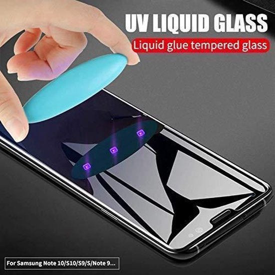 Samsung Galaxy Note 10 - UV Screenprotector Gehard 9H – Anti-kras – Tempered Glas – 1-Pack-Ilumina Benelux