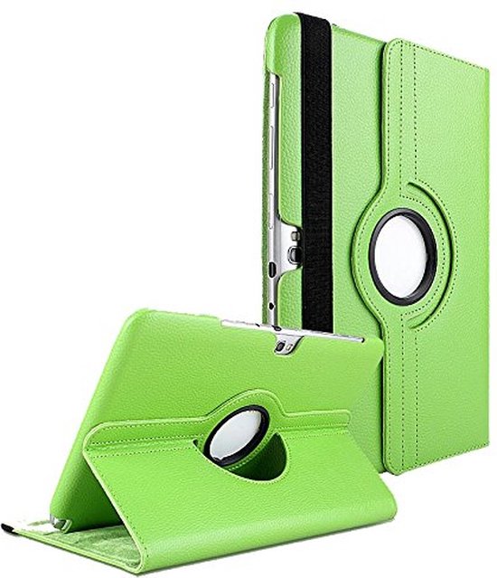 Samsung Galaxy Note 10.1 2012 N8000/N8010/N8013 Hoesjes – 360° draaibaar – Multi-stand – Groen-Tablethoesjes-Ilumina Benelux