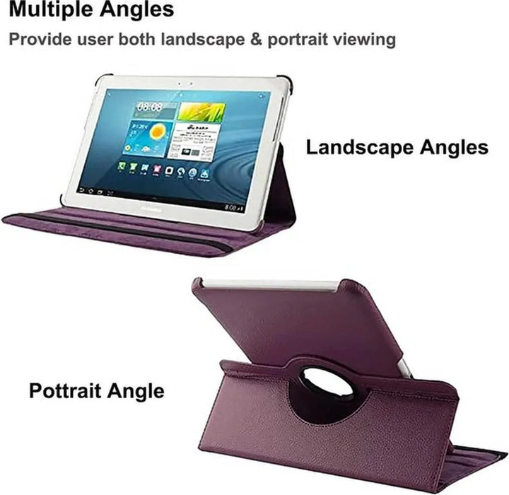 Samsung Galaxy Note 10.1 2012 (N8000/N8010/N8013) Hoesjes – 360° draaibaar – Multi-stand – Wit-Tablethoesjes-Ilumina Benelux