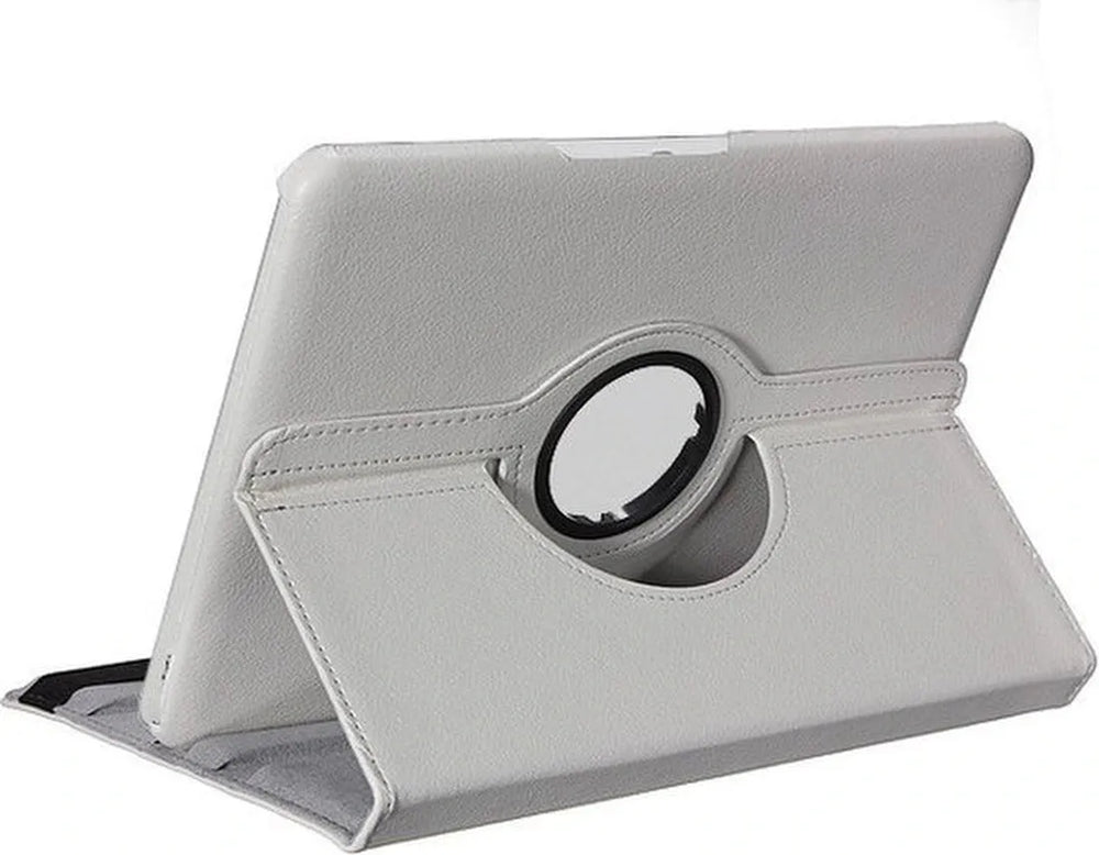 Samsung Galaxy Note 10.1 2012 (N8000/N8010/N8013) Hoesjes – 360° draaibaar – Multi-stand – Wit-Tablethoesjes-Ilumina Benelux