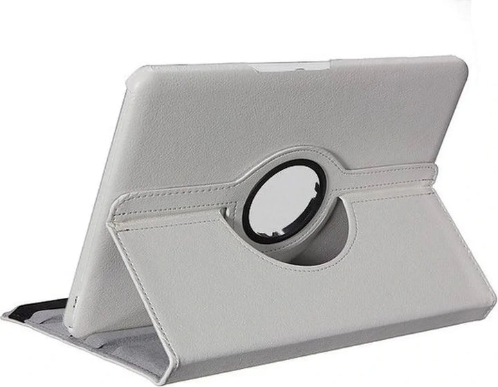 Samsung Galaxy Note 10.1 2012 (N8000/N8010/N8013) Hoesjes – 360° draaibaar – Multi-stand – Wit-Tablethoesjes-Ilumina Benelux