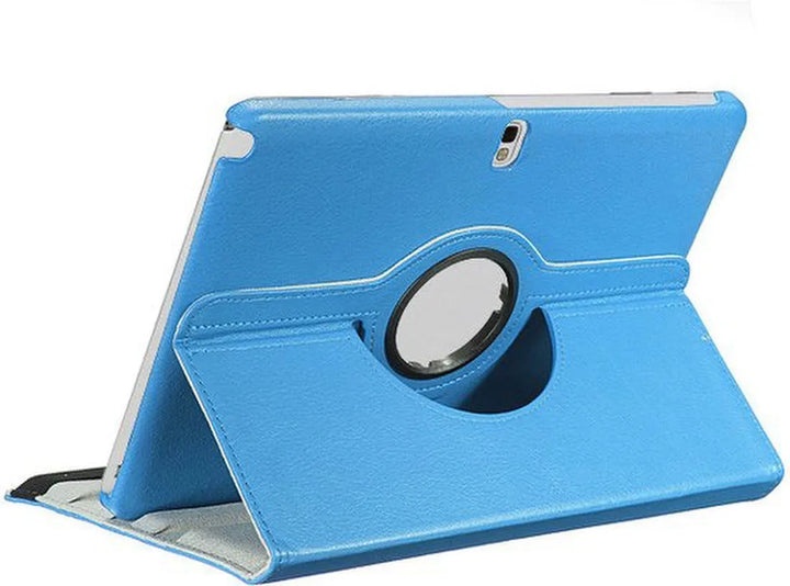 Samsung Galaxy Note 10.1 2012 (N8000/N8010/N8013) Hoesjes – 360° draaibaar – Standfunctie – Lichtblauw-Tablethoesjes-Ilumina Benelux