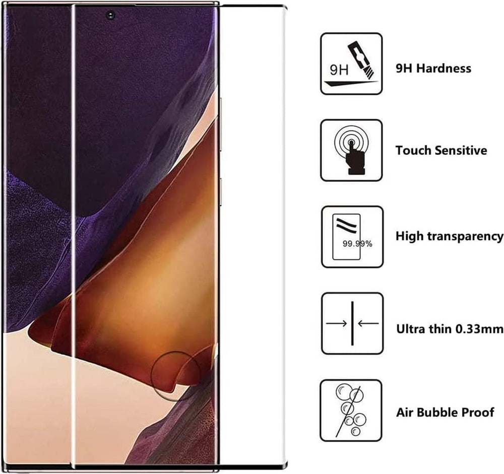 Samsung Galaxy Note 20 Ultra Screenprotector Full Cover Screenprotector Gehard 9H-Ilumina Benelux