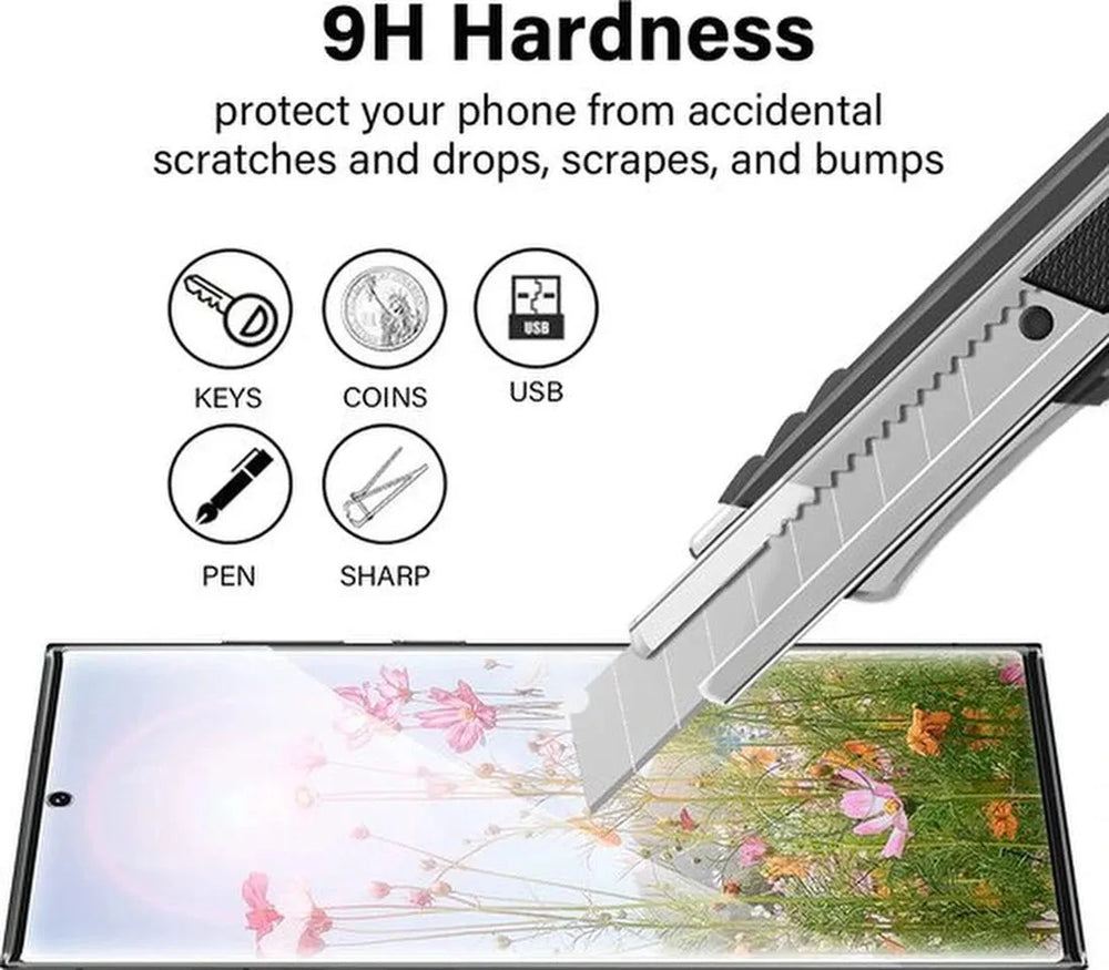 Samsung Galaxy Note 20 Ultra Screenprotector Gehard 9H Screenprotector Full Cover – 2-Pack-Ilumina Benelux
