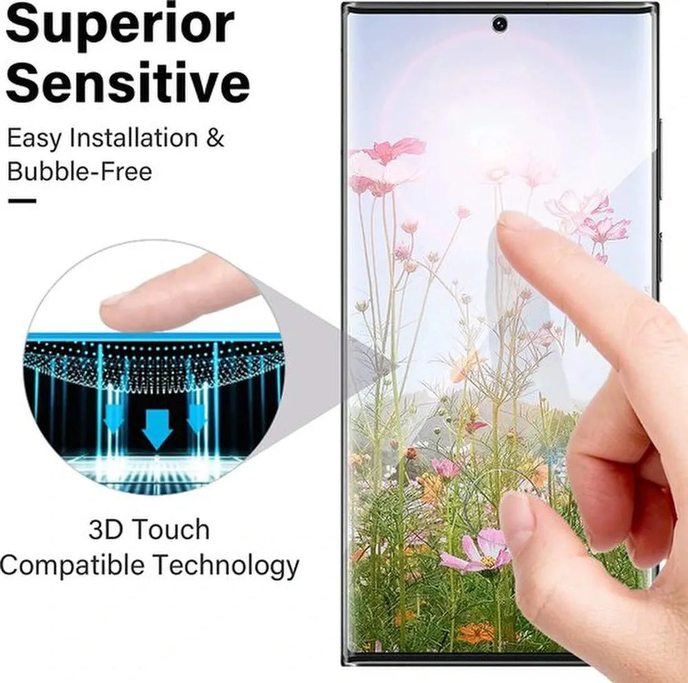 Samsung Galaxy Note 20 Ultra Screenprotector Gehard 9H Screenprotector Full Cover – 2-Pack-Ilumina Benelux