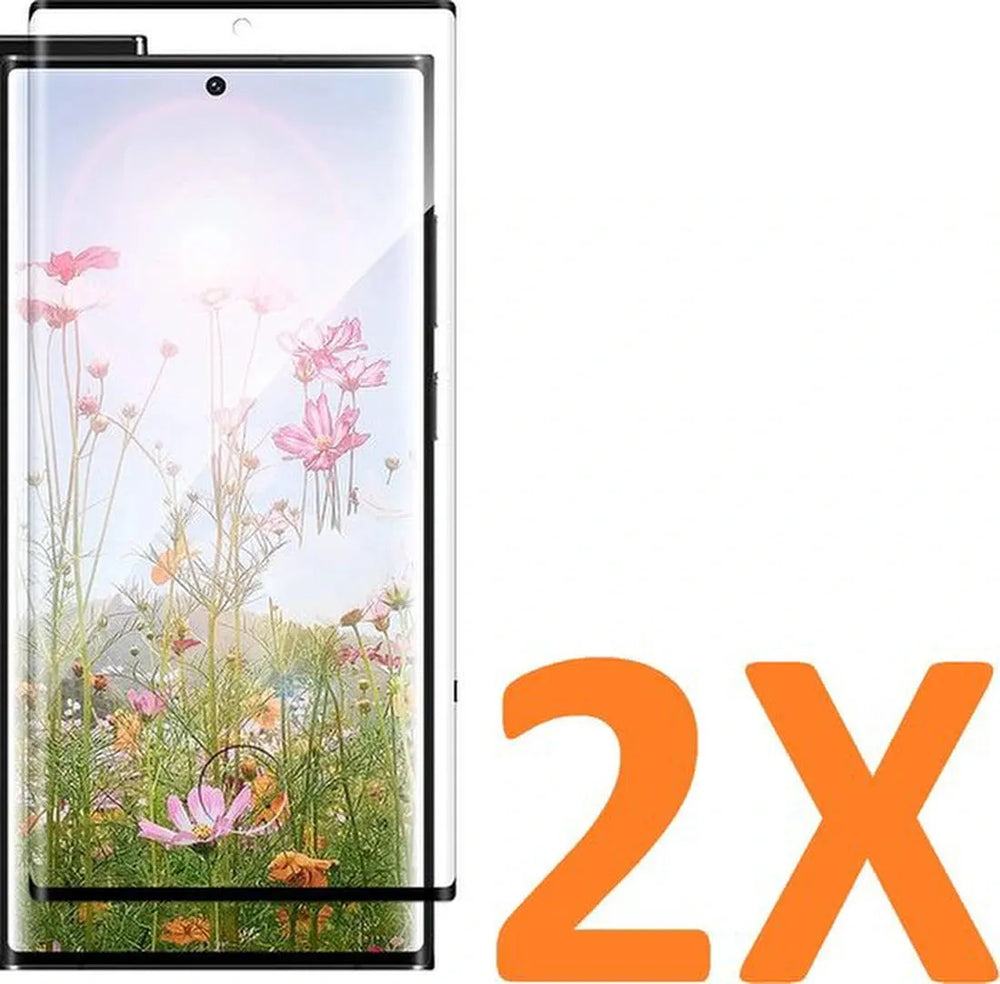 Samsung Galaxy Note 20 Ultra Screenprotector Gehard 9H Screenprotector Full Cover – 2-Pack-Ilumina Benelux