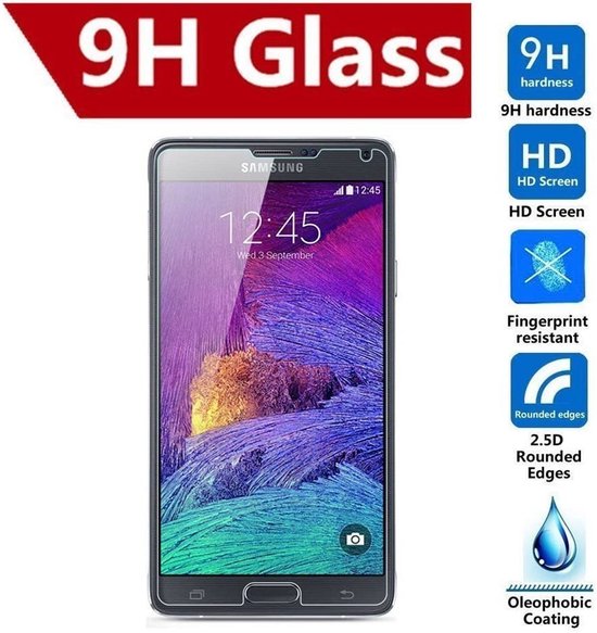 Samsung Galaxy Note 4 Screenprotector Gehard 9H – Anti-kras – 2-Pack-Ilumina Benelux