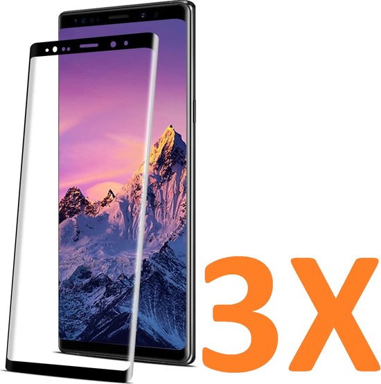 Samsung Galaxy Note 9 Screenprotector Full Cover Screenprotector Gehard 9H – 3-Pack-Ilumina Benelux