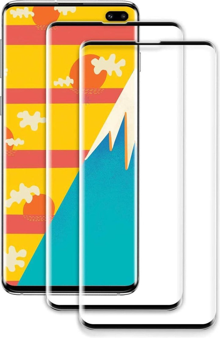 Samsung Galaxy S10 Plus Screenprotector Full Cover Screenprotector Gehard 9H – 2-Pack-Ilumina Benelux