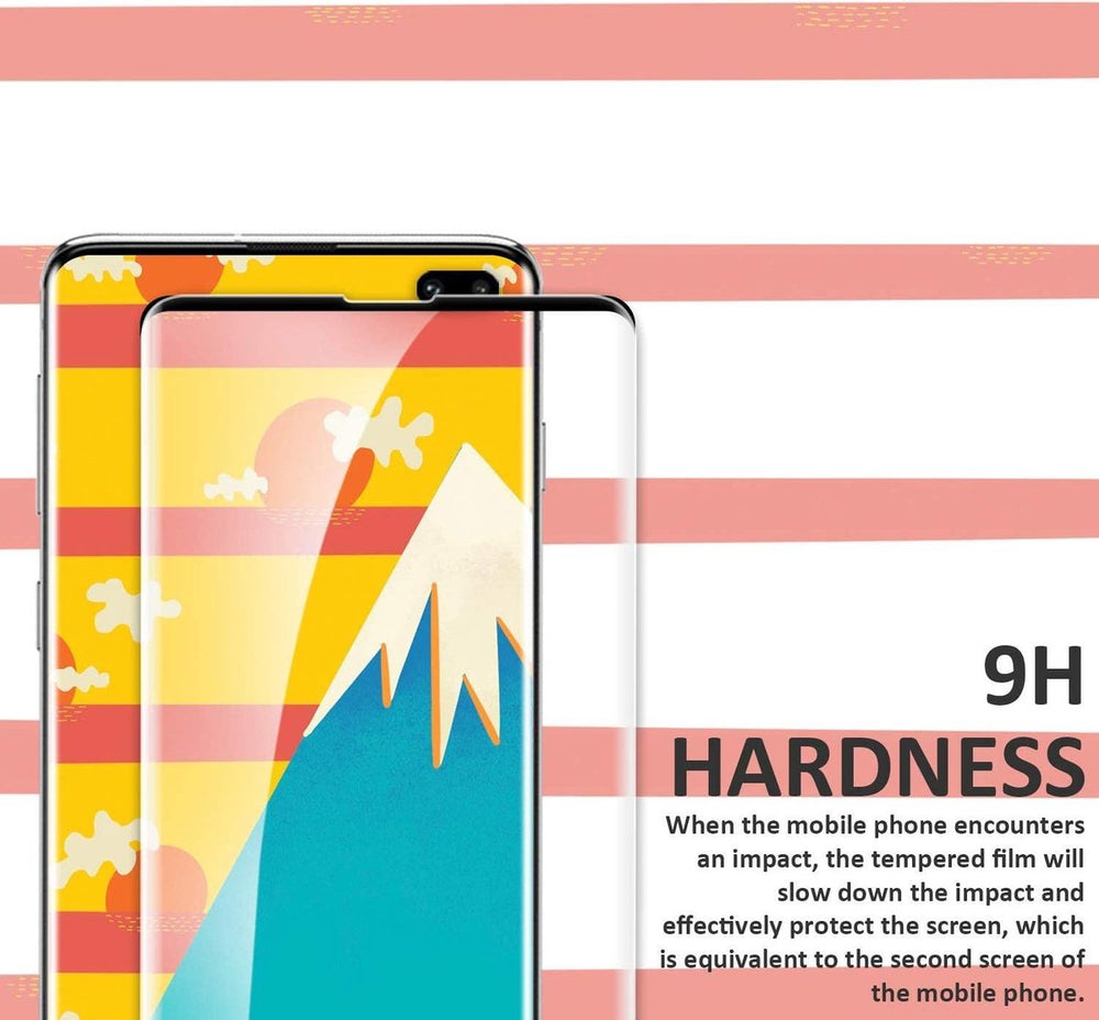 Samsung Galaxy S10 Plus Screenprotector Full Cover Screenprotector Gehard 9H – 2-Pack-Ilumina Benelux