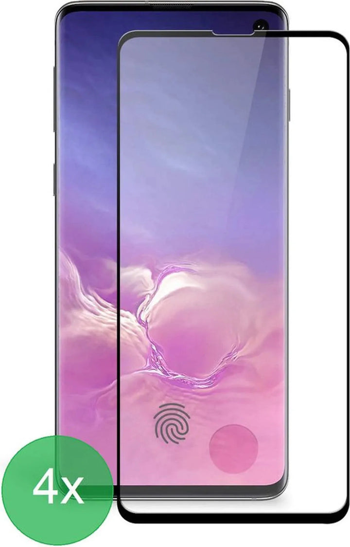 Samsung Galaxy S10 Screenprotector Full Cover Screenprotector Gehard 9H – 4-Pack-Ilumina Benelux