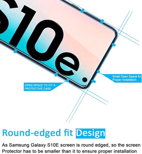 Samsung Galaxy S10e Screenprotector Gehard 9H – Anti-kras – 2-Pack-Ilumina Benelux