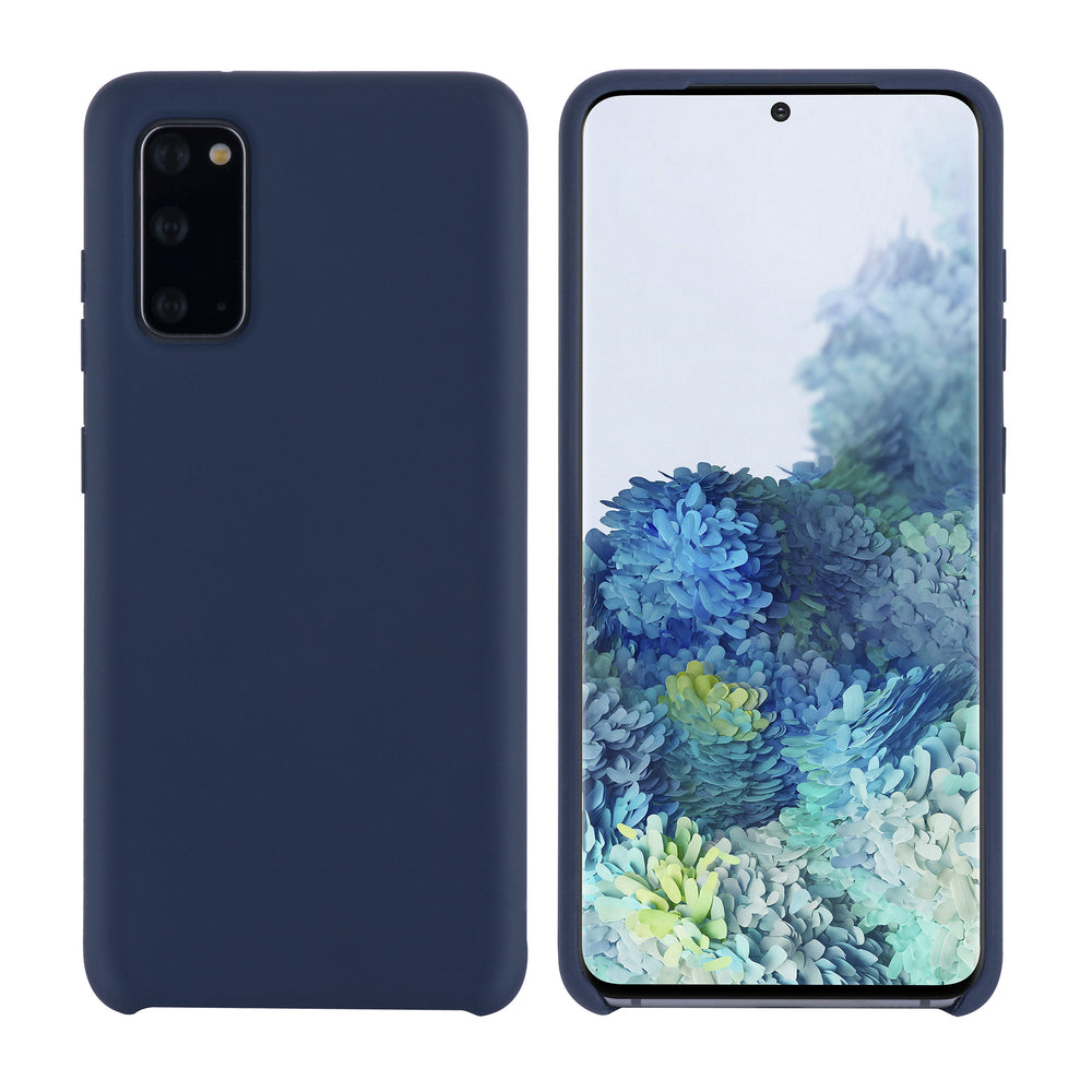 Samsung Galaxy S20 Diepblauw Backcover hoesje - silicone-Hoesjes-Ilumina Benelux